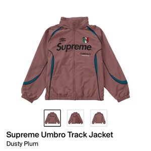 SUPREME UMBRO JACKET PLUM